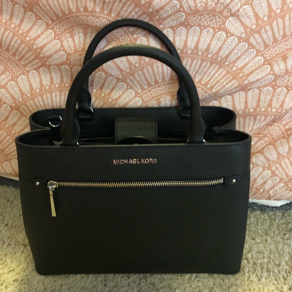 Michael Kors Medium Saffiano Leather Satchel